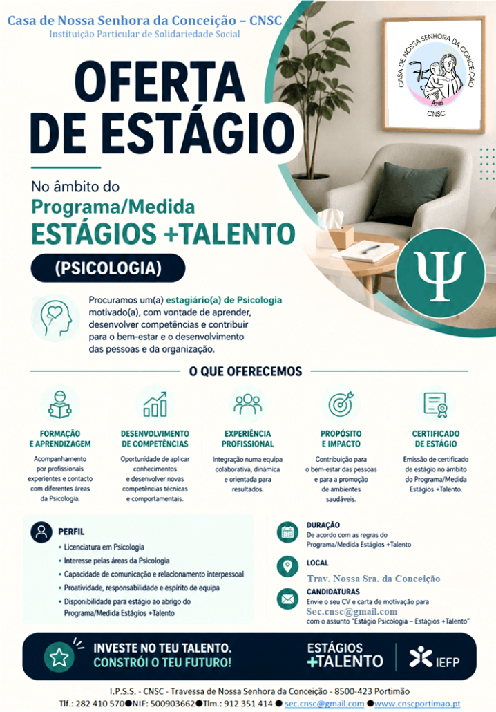Oferta de Estágio
